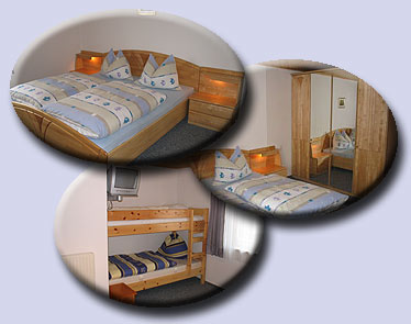 Schlafzimmer und Stockbett